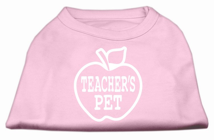 Teachers Pet Screen Print Shirt Light Pink XS